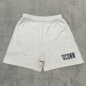 UCONN Shorts Mens S Gray Logo Sportswear Athletic Fleece Vintage Soffe Sweats